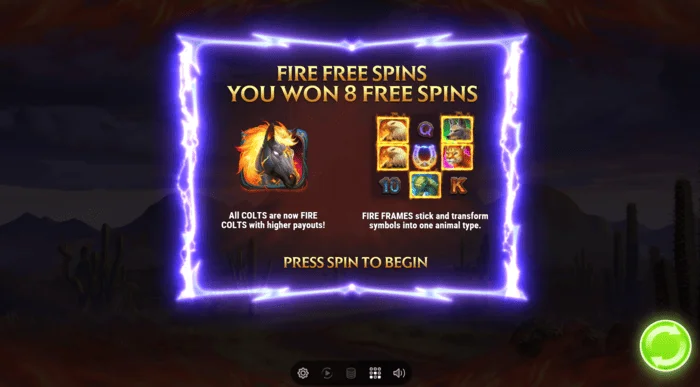 Colt Lightning Inferno безплатни завъртания